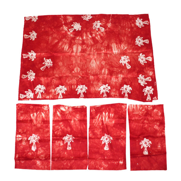 Batik Table Set Red