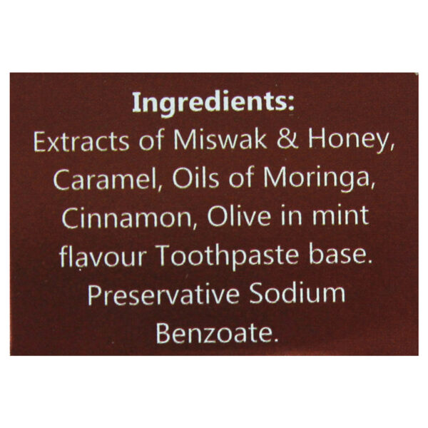 Essential Palace: Honey & Moringa Miswak Toothpaste - Image 2
