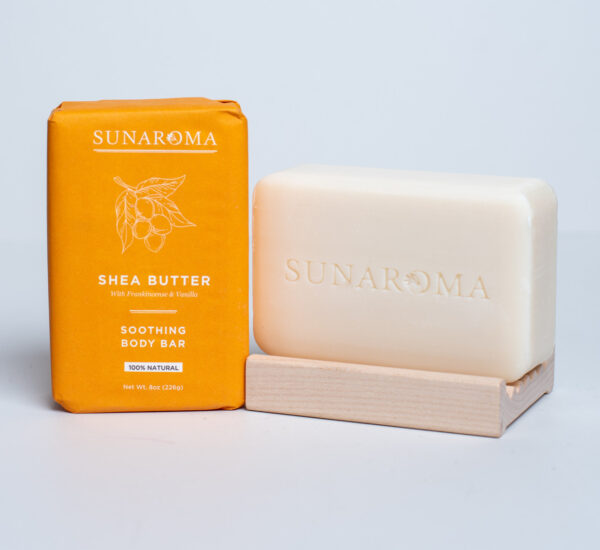 Sunaroma Shea Butter Soap 8 oz. - Image 2