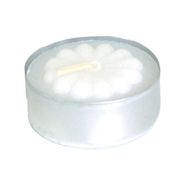 Tea Light Candles - Set Of 10 WHITE - Image 3